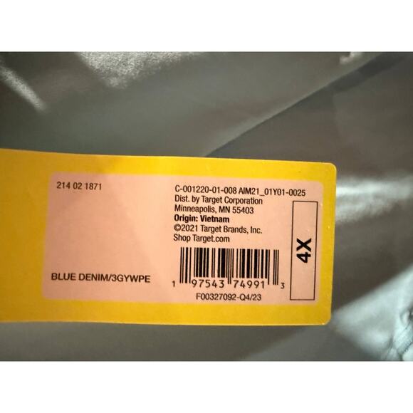 All in Motion Everyday Leggings Women's 4X Blue Soft Ultra High Waisted Skinny - Picture 4 of 7